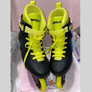 Impala Lightspeed Inline Skates / Rollerblades - Black Fluoro